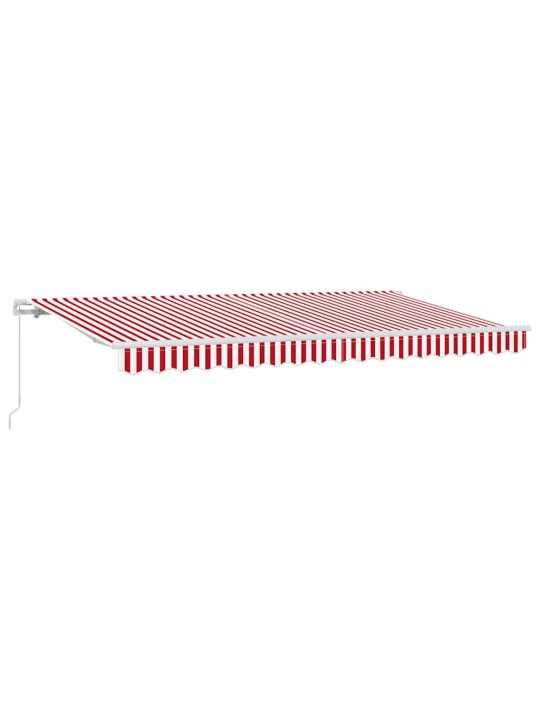 Izvelkams jumtiņš sarkana un balta 400 x 200 cm