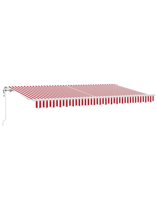 Izvelkams jumtiņš sarkana un balta 400 x 200 cm