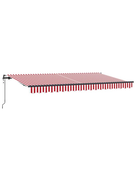 Izvelkams jumtiņš sarkana un balta 400 x 200 cm