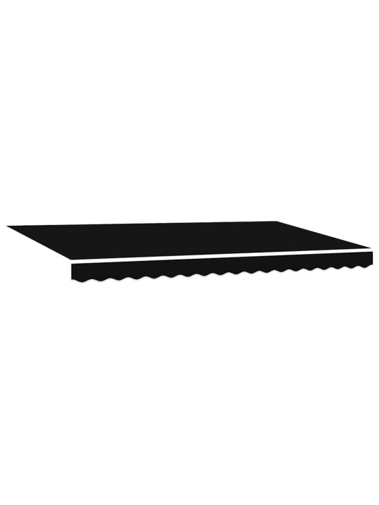 Izvelkams jumtiņš melna 400x200 cm audums