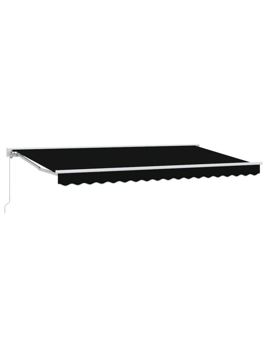 Izvelkams jumtiņš melna 400x200 cm audums