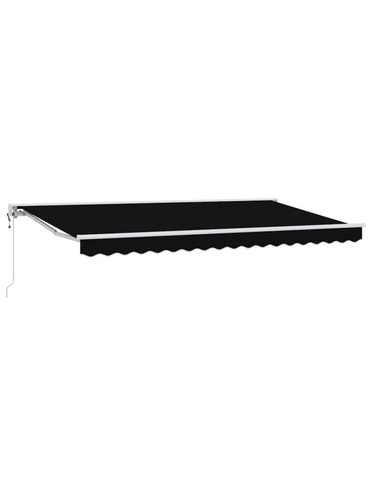 Izvelkams jumtiņš melna 400x200 cm audums