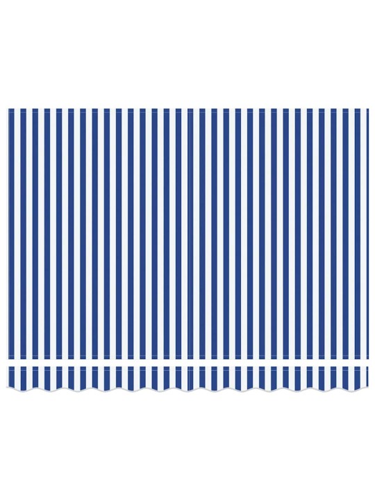 Izvelkams jumtiņš zils un balts 300 x 250 cm audums