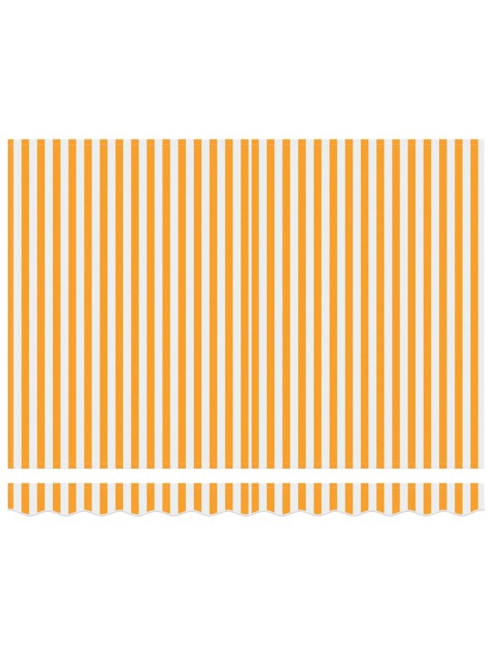 Izvelkams jumtiņš dzeltena un balta 300x250 cm audums