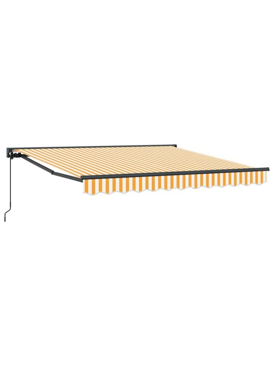Izvelkams jumtiņš dzeltena un balta 300x250 cm audums