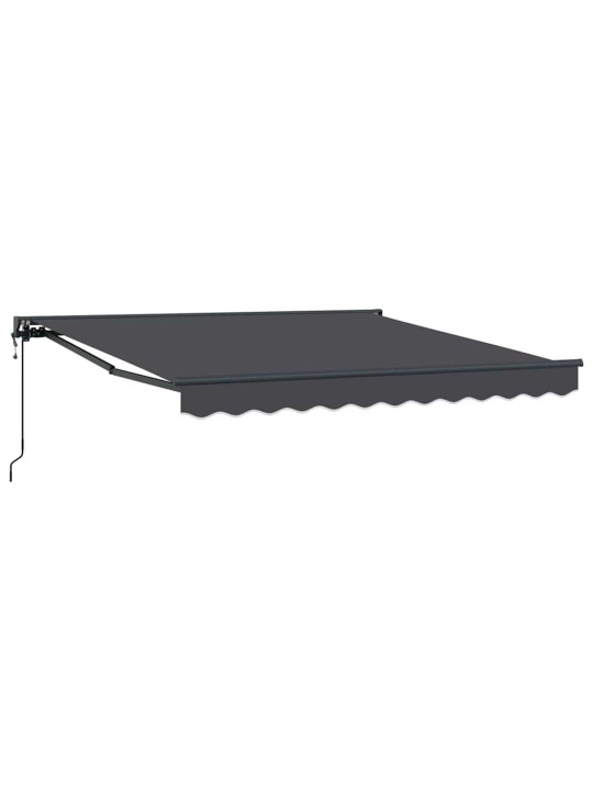 Izvelkams jumtiņš manuāls antracīts 300x250 cm audums