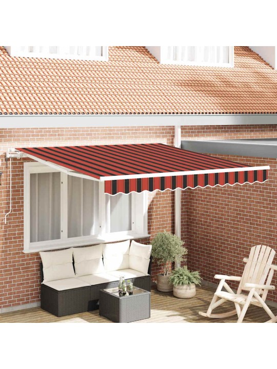 Izvelkams jumtiņš 300 x 250 cm oranža un brūna