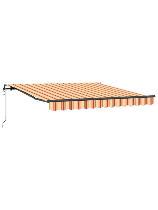 Izvelkams jumtiņš dzeltena un oranža 300 x 250 cm audums