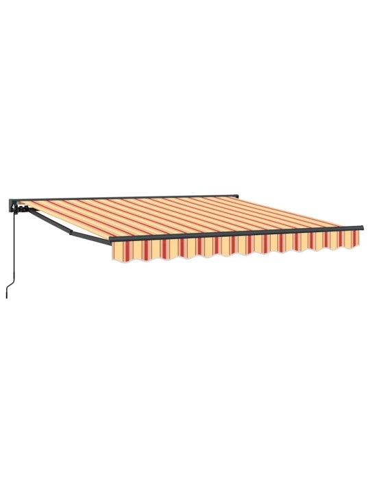 Izvelkams jumtiņš dzeltena un oranža 300x250 cm audums
