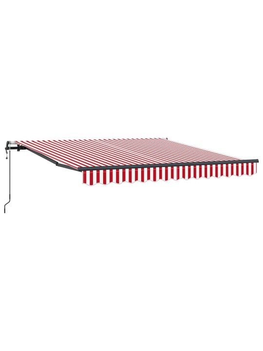 Izvelkams jumtiņš sarkans un balts 300 x 250 cm audums