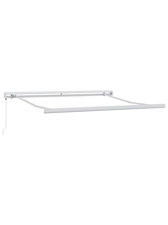 Bīdāmā nojume sarkana un balta 300 x 250 cm audums, metāls