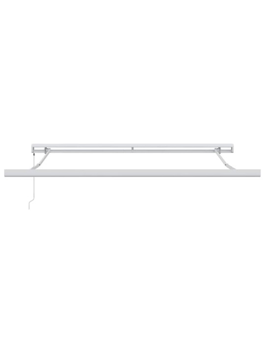 Bīdāmā nojume sarkana un balta 300 x 250 cm audums, metāls