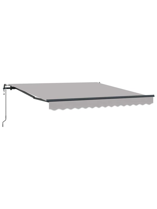 Izvelkams jumtiņš gaiši pelēka 300 x 250 cm audums