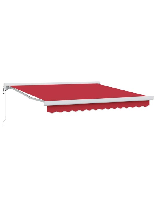 Izvelkams jumtiņš sarkana 300 x 250 cm audums, metāls