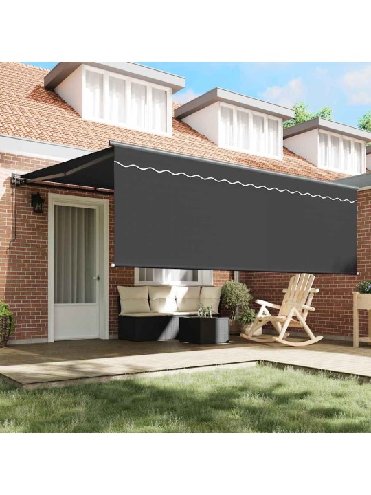 Izvelkams jumtiņš oranža un balta 350x250 cm audums