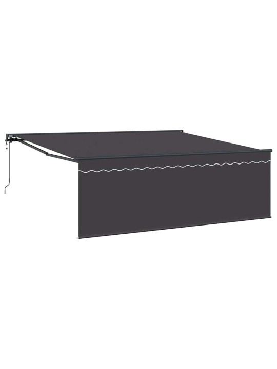 Izvelkams jumtiņš oranža un balta 350x250 cm audums