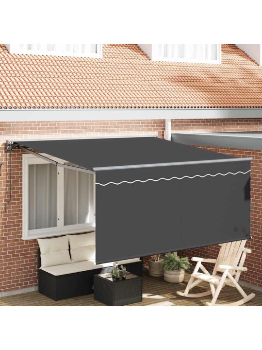 Izvelkams jumtiņš pelēks un antracīts 350 x 250 cm