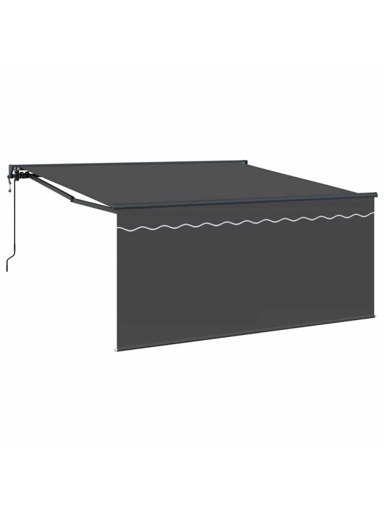 Izvelkams jumtiņš pelēks un antracīts 350 x 250 cm
