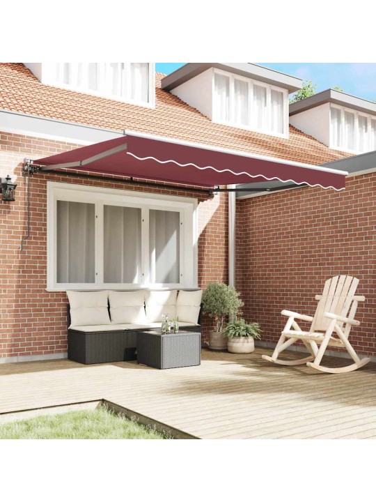 Izvelkams jumtiņš burgundijas sarkanais 350x250 cm audums
