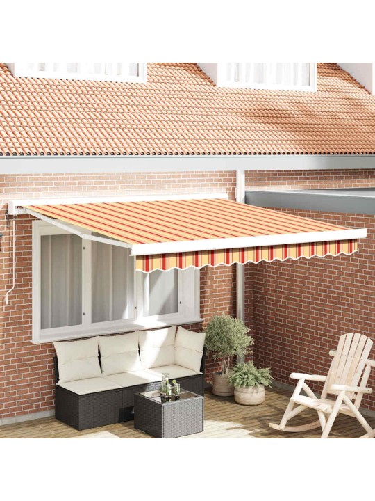Izvelkams jumtiņš dzeltena un oranža 350 x 250 cm