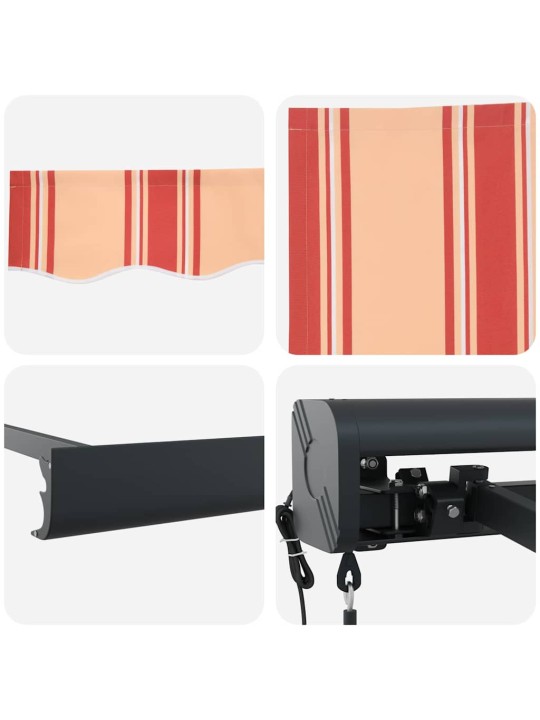 Izvelkams jumtiņš dzeltena un oranža 350 x 250 cm