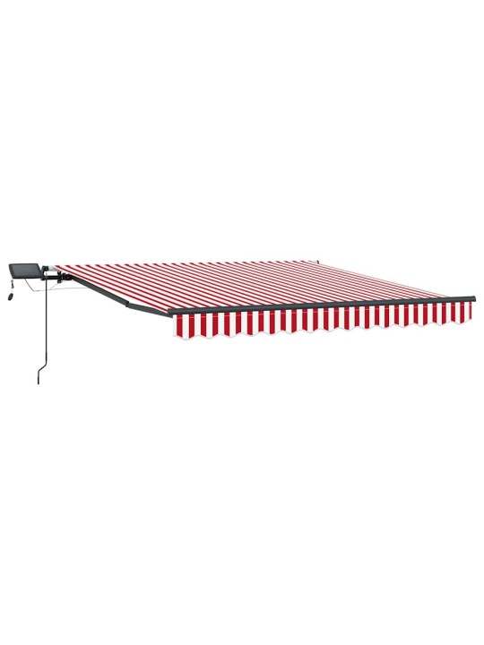 Izvelkams jumtiņš sarkans un balts 350 x 250 cm audums