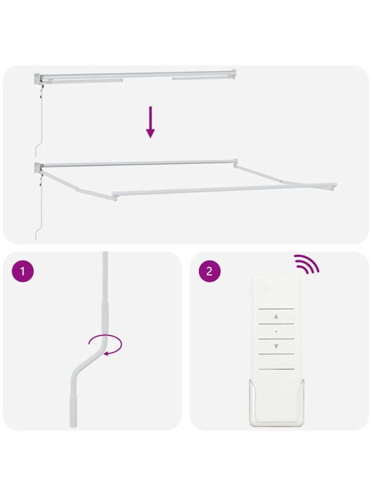 Izvelkams jumtiņš sarkans un balts 350 x 250 cm audums