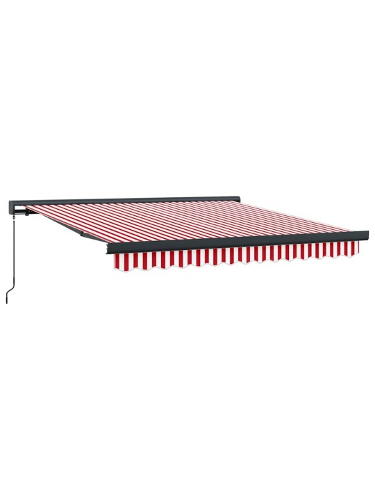 Izvelkams jumtiņš sarkana un balta 350 x 250 cm