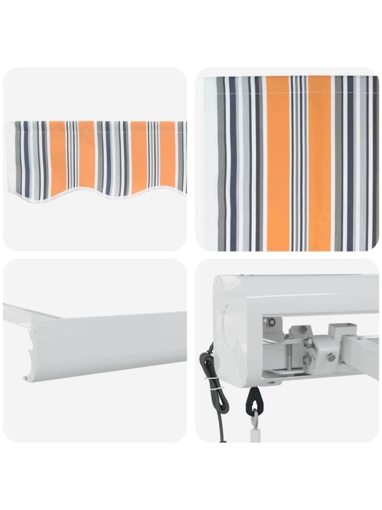 Izvelkams jumtiņš daudzkrāsains 350 x 250 cm audums, metāls