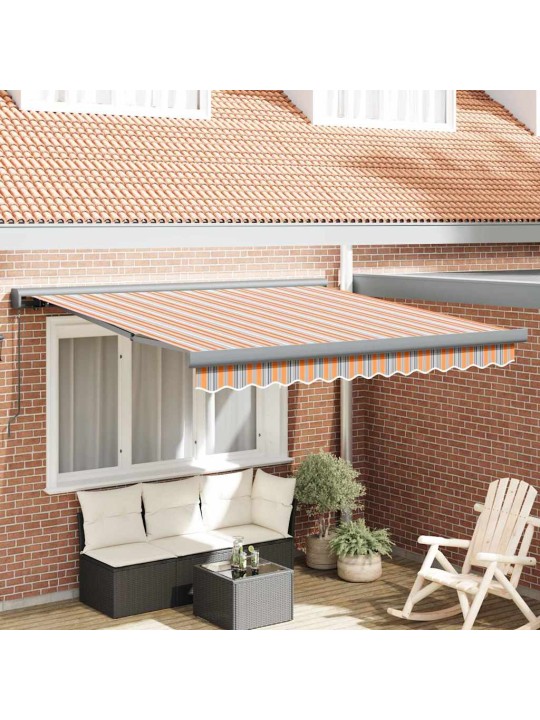 Izvelkams jumtiņš daudzkrāsains 350 x 250 cm audums, metāls