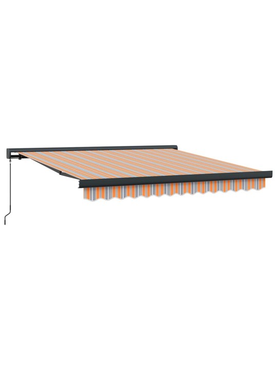 Izvelkams jumtiņš daudzkrāsains 350 x 250 cm audums, metāls