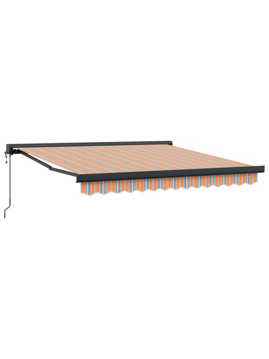 Izvelkams jumtiņš daudzkrāsains 350 x 250 cm audums, metāls