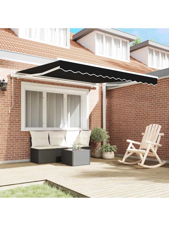 Izvelkams jumtiņš 350 x 250 cm melna