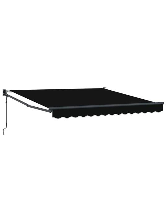 Izvelkams jumtiņš melna 350 x 250 cm audums