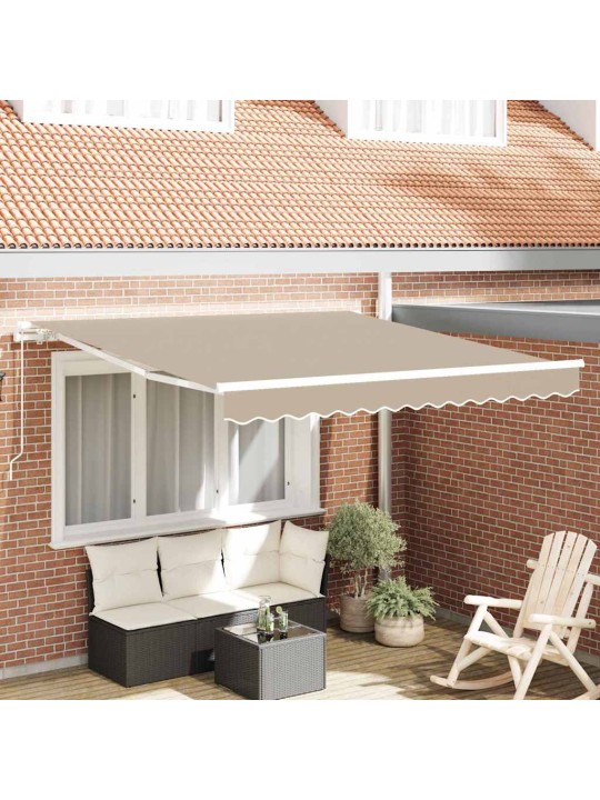 Izvelkams jumtiņš bēša 350 x 250 cm audums