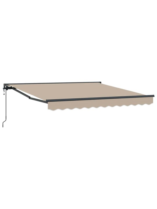 Izvelkams jumtiņš bēša 350x250 cm audums