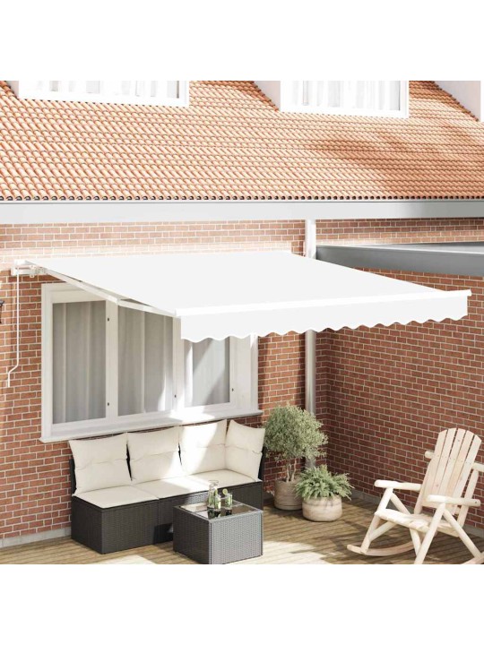 Izvelkams jumtiņš balts 350 x 250 cm audums