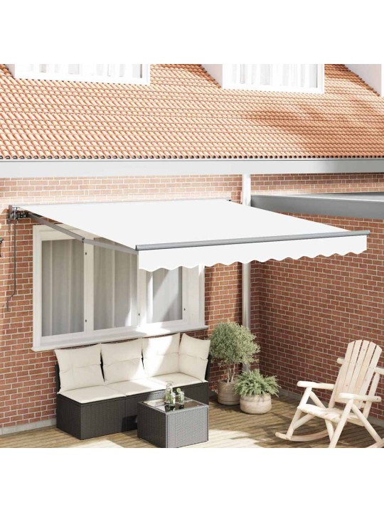 Izvelkams jumtiņš balts 350x250 cm audums