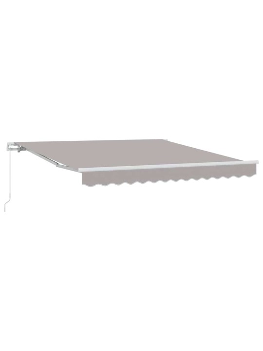 Izvelkams jumtiņš gaiši pelēka 350 x 250 cm audums