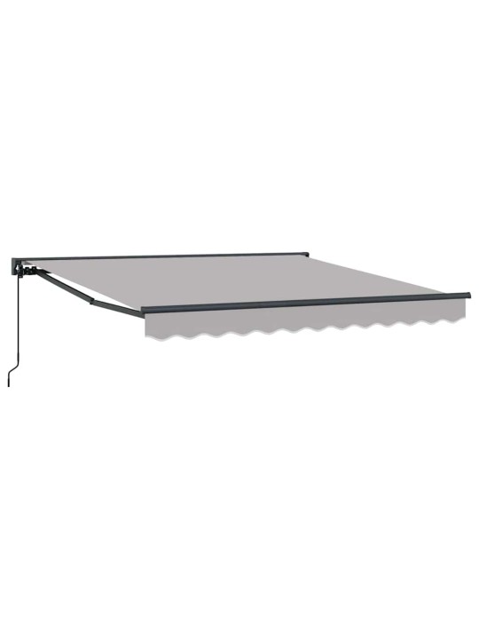 Izvelkams jumtiņš gaiši pelēks 350x250 cm audums