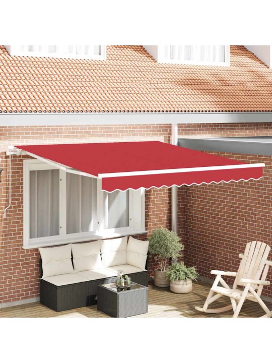 Izvelkams jumtiņš sarkana 350 x 250 cm audums