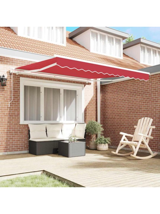 Izvelkams jumtiņš 350 x 250 cm sarkana