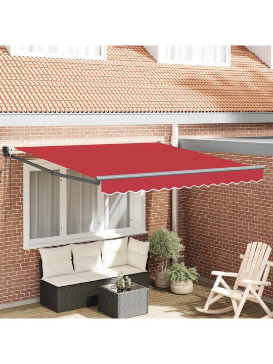 Izvelkams jumtiņš sarkana 350 x 250 cm audums