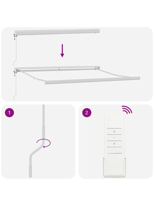 Izvelkams jumtiņš zaļa un dzeltena 350 x 250 cm audums, metāls