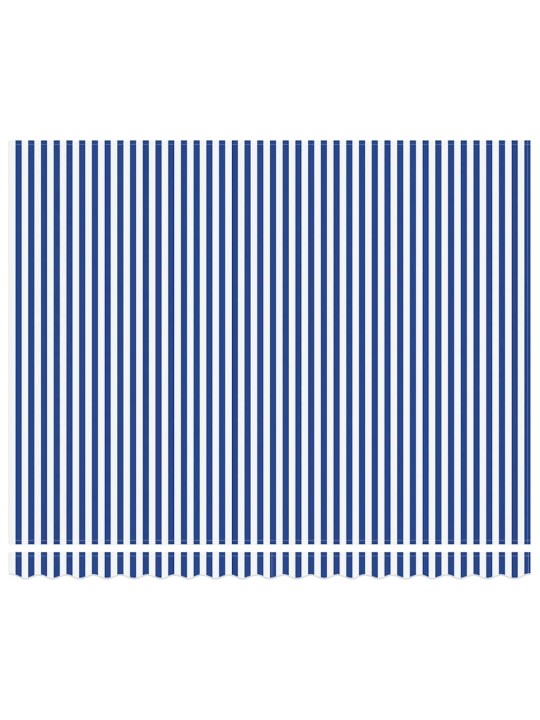 Izvelkams jumtiņš zila un balta 400x300 cm audums
