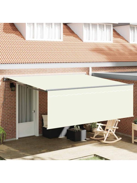 Izvelkams jumtiņš krēmkrāsa 400 × 300 cm poliesters
