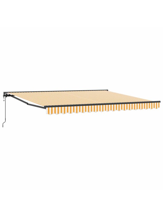 Izvelkams jumtiņš dzeltena un balta 400x300 cm audums