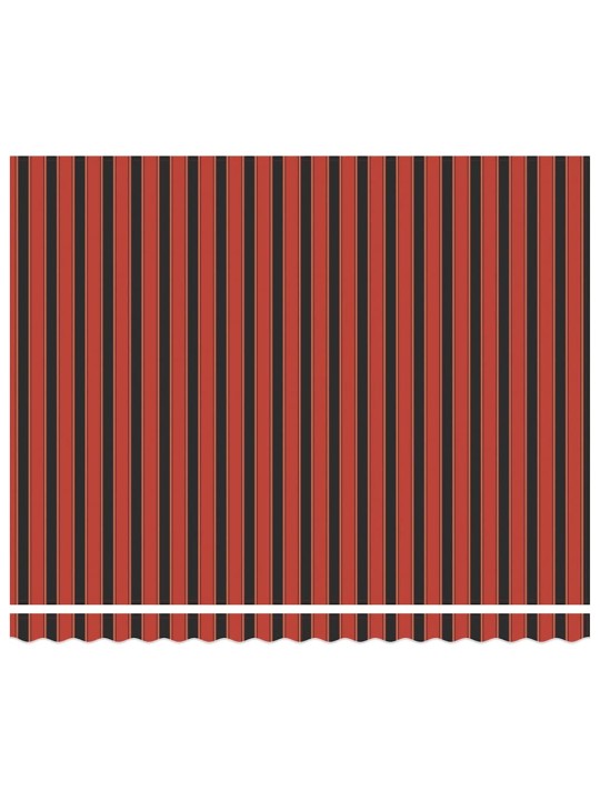 Izvelkams jumtiņš oranžs un brūns 400x300 cm audums