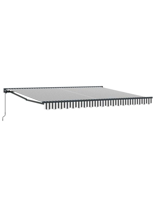 Izvelkams jumtiņš antracīts un balts 400x300 cm audums