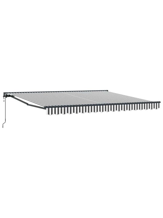 Izvelkams jumtiņš antracīts un balts 400x300 cm audums